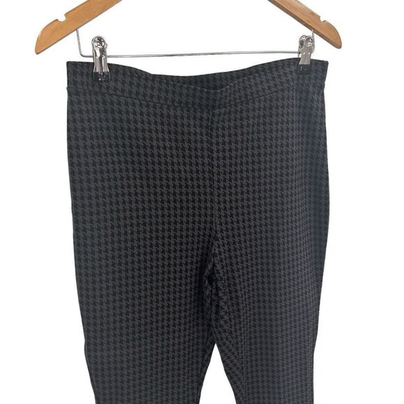 Chico's Houndstooth Print Ponte Luxe Mid Rise Leggings Pants size 12 Large - Picture 4 of 7